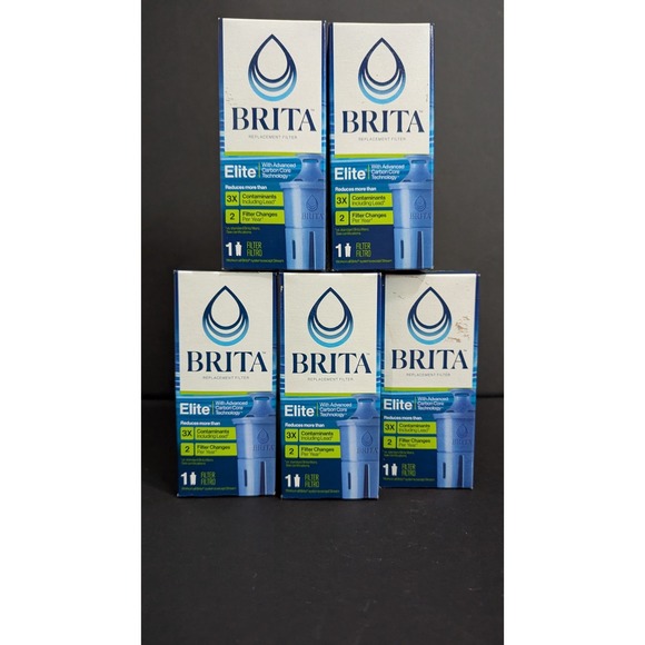 Brita 36243 Water Filter for Pitcher - Dark Blue, Set‎ Of Five - Picture 1 of 2